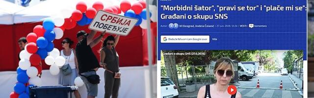 Blokaderi i njihovi mediji nastavljaju da vređaju većinsku Srbiju! "Ovo je tor, oni su stoka!"  (FOTO)