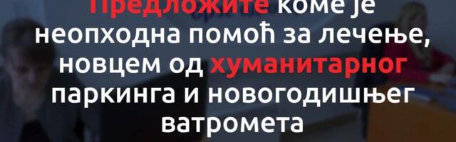 Grad Niš poziva gradjane da predlože kome će biti upućen novac od novogodišnjeg vatrometa i “Humanitarnog parkinga”