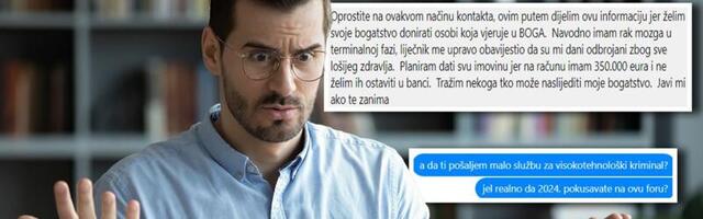 Najsramnija prevara u Srbiji! Daria tvrdi da su joj dani odbrojani, te želi strancu da uplati 350.000 evra