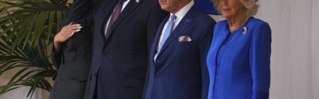 KRALJ ČARLS DOČEKAO TRAMPA I MELANIJU: Evo kako je reagovao predsednik SAD kada je ugledao princa Vilijama i princezu Kejt (FOTO+VIDEO)