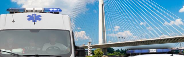 TEŽAK UDES NA MOSTU NA ADI! Kolaps u saobraćaju!