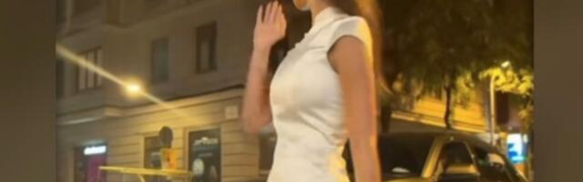 Ðini popustile kočnice, pa se usnimila na ulici: U brutalnom miniću se okreće, a u rukama malo bogatstvo