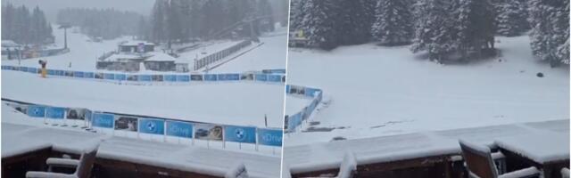 VEJE KAO DA JE JOVANJDAN! Pogledajte nestvarne prizore iz Srbije u aprilu, sve zavejano, umesto cveća beli se sneg?! (VIDEO)