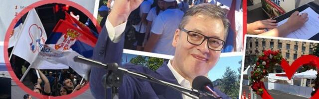 POČELO JE I POPUNJAVANJE GLASAČKIH LISTIĆA: Pun centar Beograda - odlično raspoloženje ispred Skupštine! Pogledajte kako teku finalne pripreme za veliki skup! (FOTO, VIDEO)