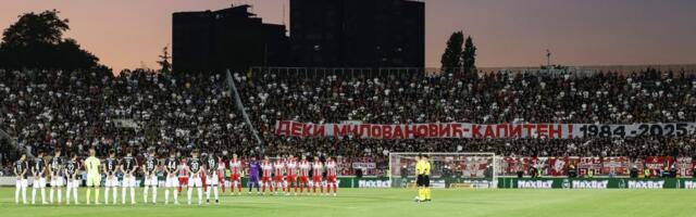 EMOTIVNA SLIKA SA SEVERA: Delije poslale poslednji pozdrav Dekiju kapitenu! (FOTO)