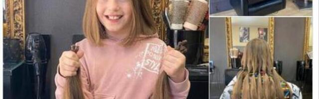 Осмогодишња Викторија одсекла своју дугу косу и донирала другарици оболелој од карцинома