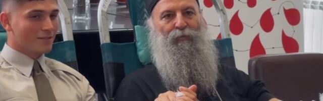 Patrijarh Porfirije učestvovao u akciji dobrovoljnog davanja krvi