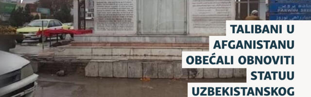 Talibani u Afganistanu obećali obnoviti statuu uzbekistanskog pjesnika