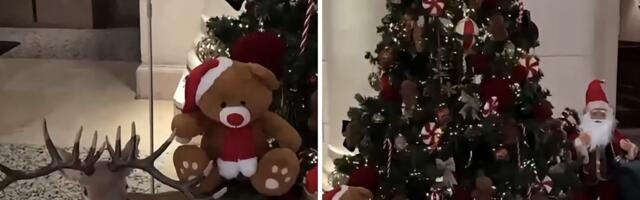 Ćerka Željka Mitrovića okitila jelku, na njoj nema čega nema: Milica pokazala idilu, a okolo brdo poklona