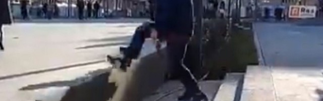 Vesiću, kako ljudi ovde da prođu? (VIDEO)