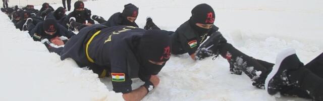 Pravi Nindža ratnici treniraju u snežnim planinama