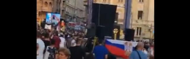 Skup "Litija za spas Srbije", šetnja do Hrama