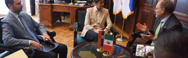 Brnabić sa ambasadorom Meksika u Srbiji Karlosom Feliksom Koronom