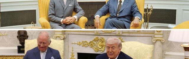 KRALJEVSKI DEŽA VI Britanski kralj Čarls III u Ovalnom kabinetu ponovo posle 56 godina