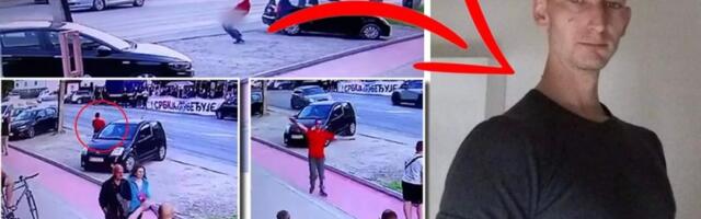 Skandal u Novom Sadu! Blokader napravio jezivu scenu pred aktivistima SNS: Skinuo gaće nasred ulice (VIDEO)