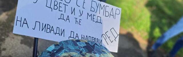 FOTO: I Elemirci ustali – u selu održan skup podrške prosvetnim radnicima