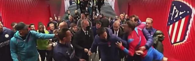 Policija intervenisala u tunelu na Vandi: Savić i Vrsaljko nasrnuli na igrače Sitija, Hrvat pljuvao Vokera (VIDEO)