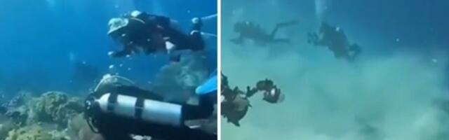 JEZIVI SNIMAK RONJENJA! Evo kako izgleda kada se nalazite pod vodom u toku zemljotresa! (VIDEO)
