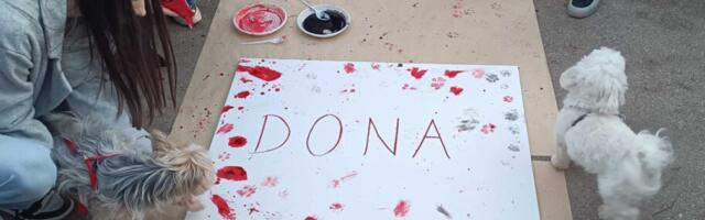 Skup u Nišu u znak sećanja na Donu – krvave šape i poruka “svaki život vredi”
