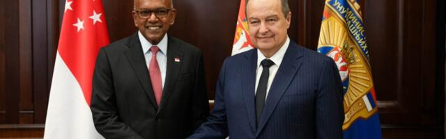 DAČIĆ SE SASTAO SA MINISTROM UNUTRAŠNJIH POSLOVA SINGAPURA: Bilateralni odnosi naših zemalja dobri i prijateljski, MUP zainteresovan za unapređenje saradnje