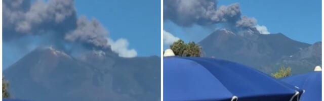 (VIDEO) ERUPTIRALA ETNA NA SICILIJI Vulkan počeo da kulja neverovatnom brzinom, aerodrom odmah otkazao letove