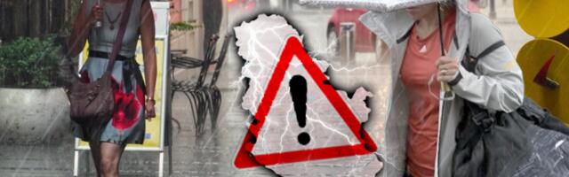 DANAS KIŠA, PLJUSKOVI I GRMLJAVINA! Spremite kišobrane, stigla nam je prava jesen!
