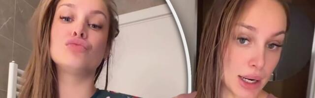 Luna bez šminke i u pidžami pozira u kupatilu: Pokazala prirodno izdanje - ovo bi malo koja žena imala smelost