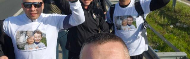 Komandiri OZ Beograd po treći put pešice do Ostroga za ozdravljenje dvoјe mališana