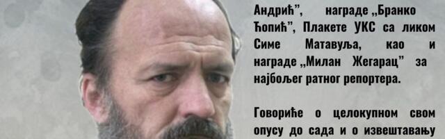 Ratni novinar Nebojša Jevrić o ratištu, izveštavanju i pisanju u NKC-u