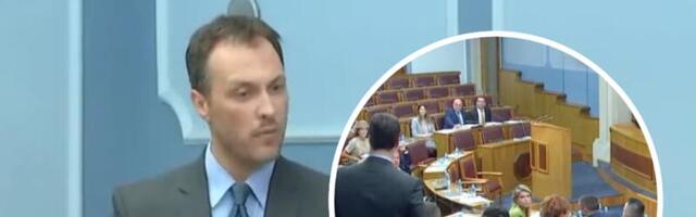 MOLIM, ŠTA SI REKAO?! PA, DOĐI, EVO TU SAM! Skandal u parlamentu Crne Gore, POGLEDAJTE OBRAČUN POSLANIKA! (VIDEO)