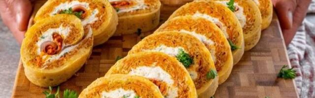 Posni mimoza rolat: Brzo se sprema, a nestaje sa stola za tren - svi će pitati za recept