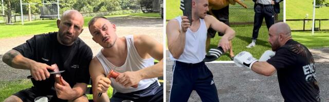 Aleksandar Veliki "trenirao" i jeo na balkanski način s poznatim TikTokerom: Rakijom i kupusom lečio rane...