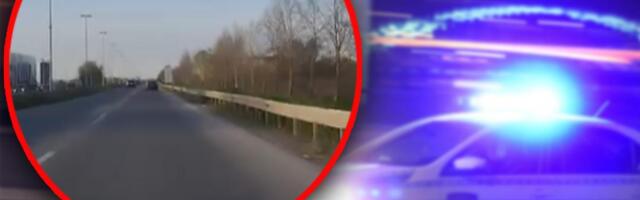 SNIMAK POTERE U NOVOM SADU, MUŠKARAC POD PRETNJOM PIŠTOLJEM OTEO VOZILO Policija raspoređena na više lokacija (VIDEO)