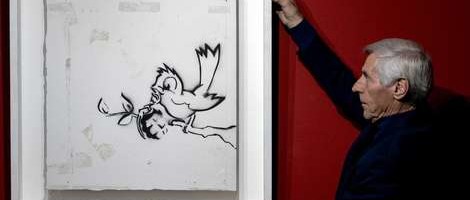 Banksyjeva 'Ptica sa granatom' prodata za 170.000 eura