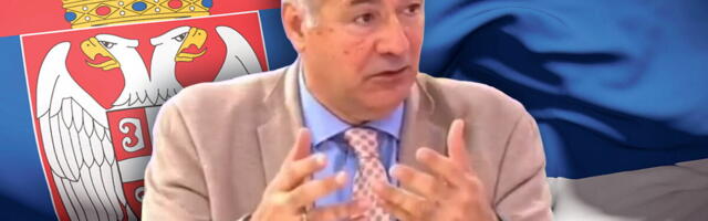 LOMPARU JE ZASTAVA SRBIJE, KOJU ĆE DANAS HILJADE LJUDI NOSITI NA SKUPU - KARIKATURA! Blokaderski profesor ne srbuje kad gostuje na Novoj S (VIDEO)