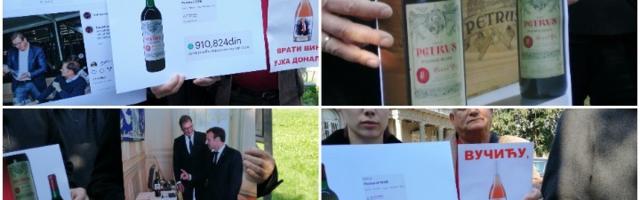 "Vučić je ukrao vino od milion dinara" (VIDEO)