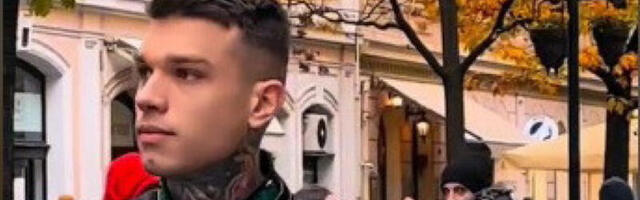 LEPOTAN U KOSTIMU PROŠETAO ULICAMA BEOGRADA: Nema ko se nije okrenuo za njim, a tek da vidite reakcije devojaka! (VIDEO)