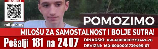 Pomozimo Milošu slanjem 181 na 2407