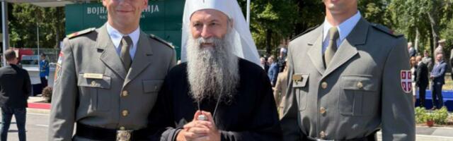 Патријарх поручио новим официрима да наставе да корачају путем славних предака