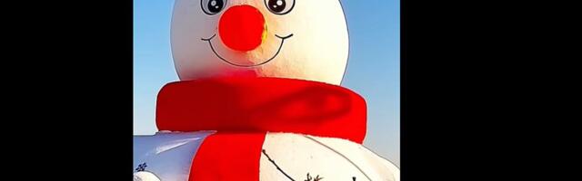 VIDEO: U Harbinu napravljen Sneško Belić visok 19 metara