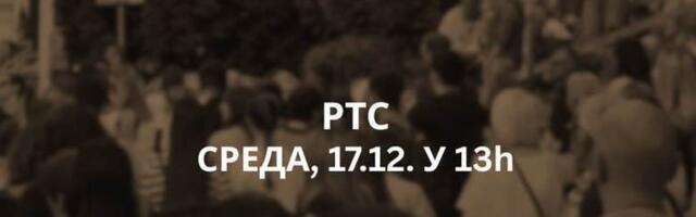 Glumci pozivaju na protest podrške studentima i profesorima DUNP-a ispred RTS-a