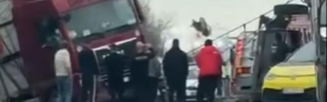 Another accident involving a truck: Horror scenes near Smederevo, big traffic jam forms