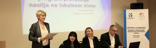 Predstavljen program prevencije nasilja na lokalnom nivou