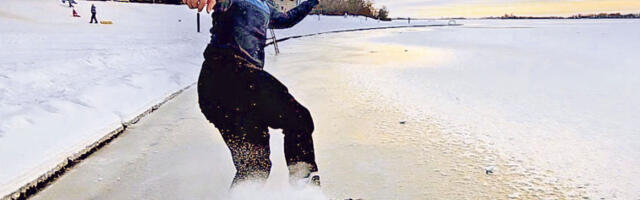 Па­лић­ко је­зе­ро за­ле­ђе­но, али из­ла­зак на лед ни­је без­бе­дан