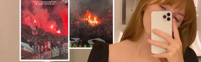 Ruska lepotica uživo gledala večiti derbi i ostala u čudu: "Nije uzalud što na ovu utakmicu..."