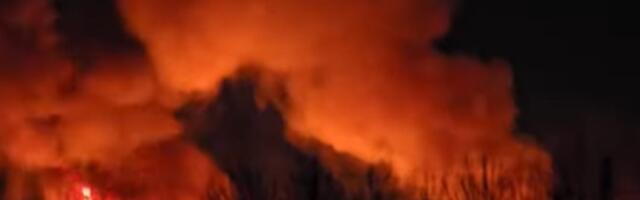 VELIKI požar u Beočinu (VIDEO)
