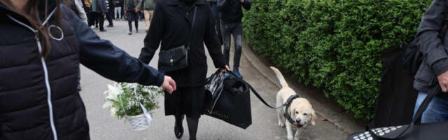 DIRLJIVA SCENA! I najverniji prijatelj Duška Vujoševića je stigao na sahranu - ovaj detalj će vas rasplakati! (VIDEO)