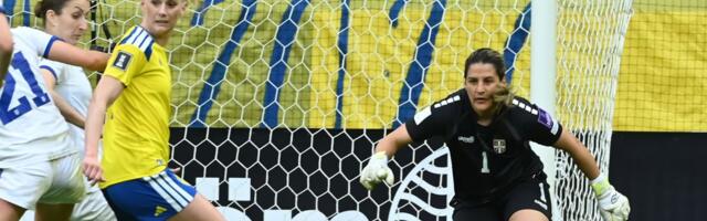 Minimalan poraz hrabre Srbije, nedostajalo malo sreće za bod: Švedska slavila u Stokholmu pred 20.000 ljudi! /VIDEO/