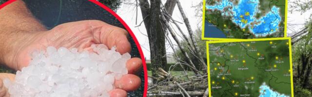PAKAO JE POČEO, TRAJAĆE 4 SATA! Snažna oluja stigla u Srbiju - u Prijepolju napravila APOKALIPSU, u OVE krajeve tek dolazi! GRAD TUČE SVE PRED SOBOM! (FOTO)