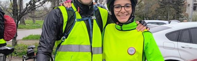 I studenti iz Niša Nada i Lav biciklama na put do Strazbura